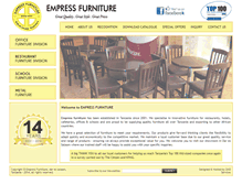 Tablet Screenshot of empressfurniture.com